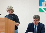 Сегодня с докладом о работе редакции газеты &quot;Пышминские вести&quot;  и планах на 2024 год выступила главный редактор И.А. Виноградова